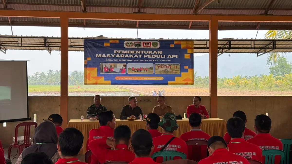Perkuat Pencegahan Karhutla, Balai Dalkarhut Wilayah Kalimantan Tingkatkan Kapasitas MPA di Sambas
