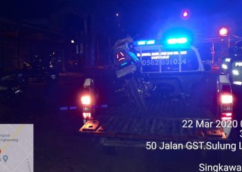 Sepedamotor Pembalap Liar Diamankan Jajaran Satlantas Polres Singkawang