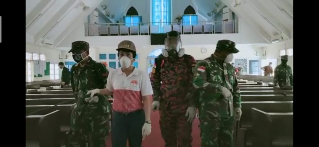 Penyemprotan Disinfektan