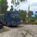 Water Canon Polres Singkawang Semprotkan Disinfektan di Ponpes Ushuluddin Singkawang
