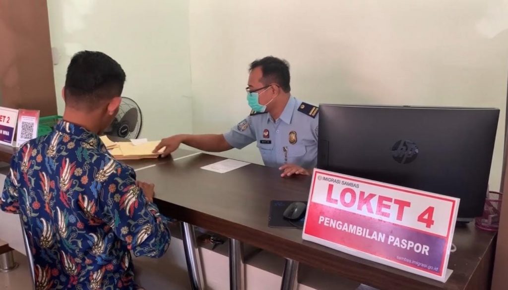 Imigrasi Sambas Lakukan Pembatasan Layanan Keimigrasian