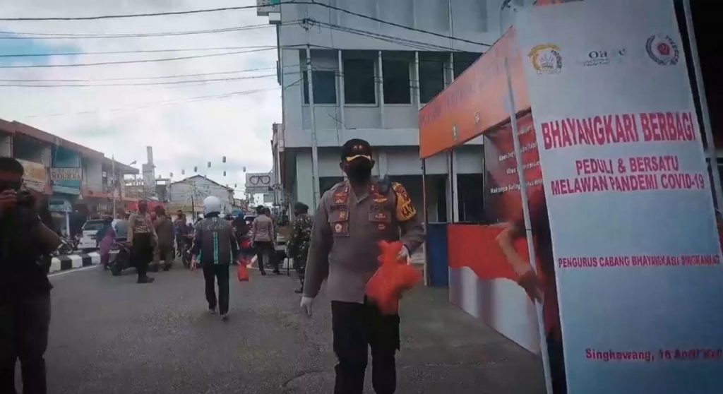 Dapur Lapangan Polres Singkawang