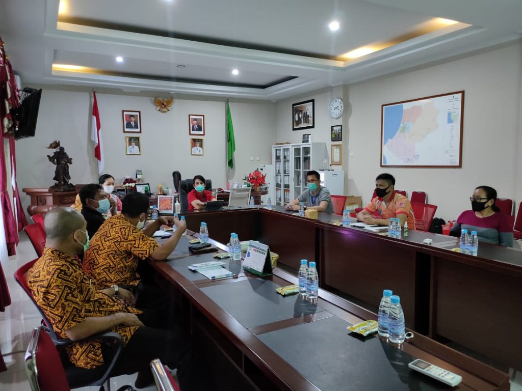 Rapat Sinkronisasi Data Relawan Singkawang Peduli Covid-19 dan Dinsos