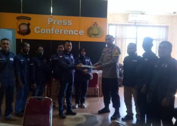 Serikat Buruh Temui Kapolres Singkawang