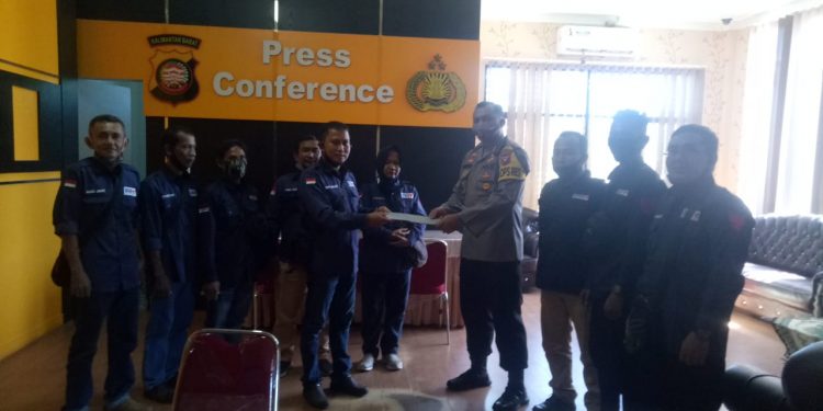 Serikat Buruh Temui Kapolres Singkawang