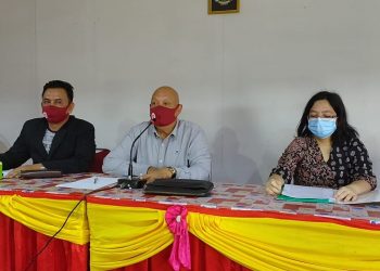 konfrensi pers RSUHB Bantah Mala Praktik