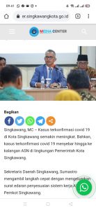 Tulisan di media center diskominfo kota singkawang