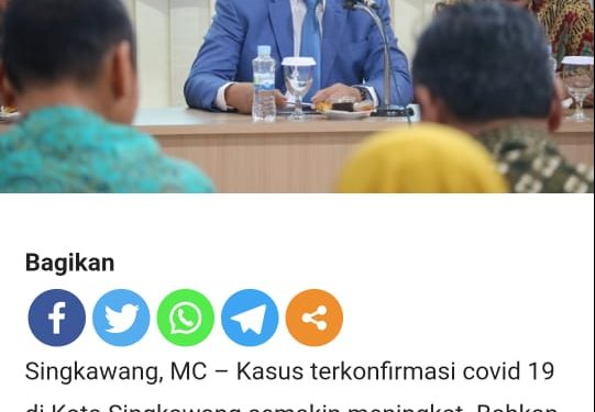 Tulisan di media center diskominfo kota singkawang