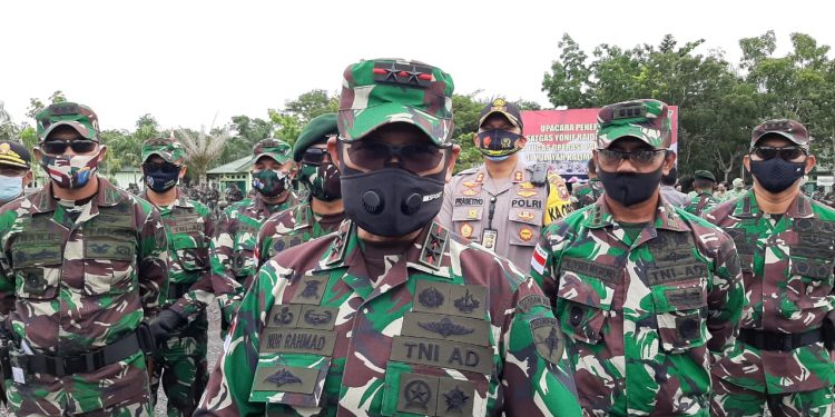 Pangdam XII/TPR Sambut Purna Tugas Operasi Batalyon 641