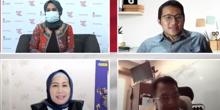 Acara Dialog Produktif bertema KIPI: Kenali dan Atasi yang diselenggarakan Komite Penanganan COVID19 dan Pemulihan Ekonomi Nasional (KPCPEN), Rabu (20/1).