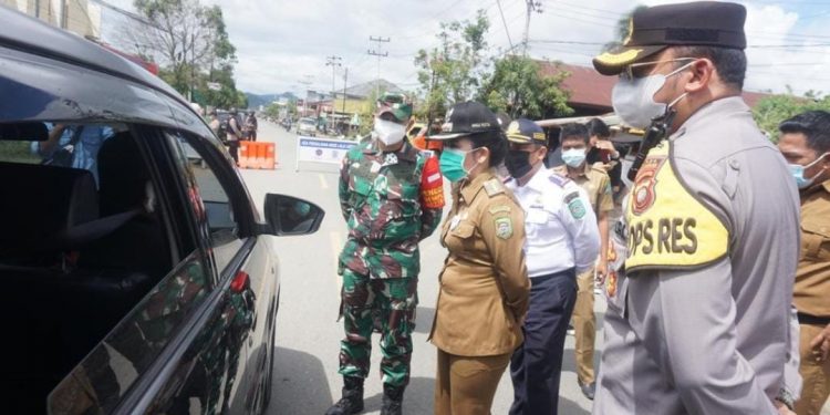 Penyekatan di Tiga Titik Kota Singkawang