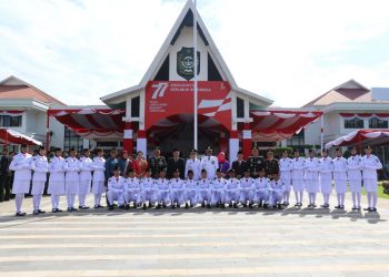 Upacara Pengibaran Bendera Merah Putih Berlangsung Khidmat di Kota Singkawang