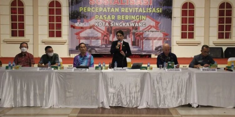 Percepat Revitalisasi Pasar Beringin, Pemkot Sosialisasi Ratusan Pedagang
