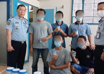 Puluhan Napi Lapas Singkawang Dites Urine, Ini Hasilnya