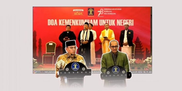 Wamenkumham Buka Rangkaian Hari Kemenkumham HDKD ke-78, Ini Pesannya