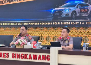 Perwira Sespimmen Polri Lakukan Penelitian di Kota Singkawang 